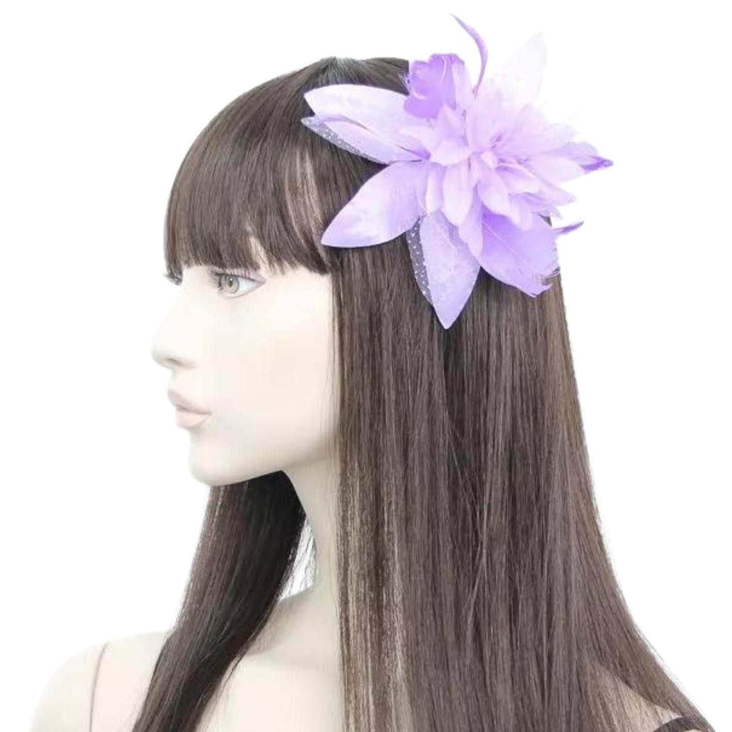 Fascinator Hair Fascinators Hair Fascinator Hair Clip Wedding Hats Royal Ascot Fascinator On Clear Comb Or Aliceband Suitable for Girls, Women, Ladies