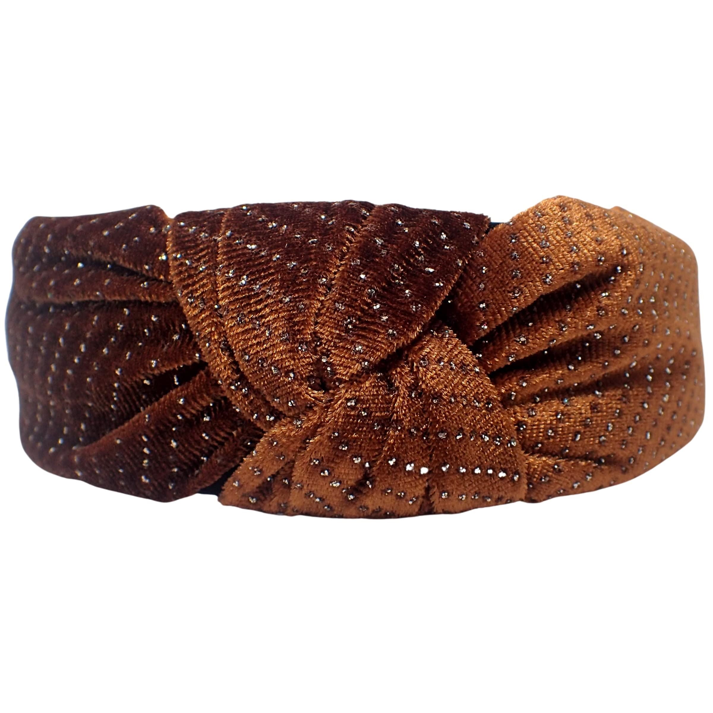 Velvet Glitter Knot Alice Bands Adult Women, Hair Accessories for Women, Hair Bands for Women, Thick Headband, Womens Headbands, Head Bands Adult Women, Wide Headbands