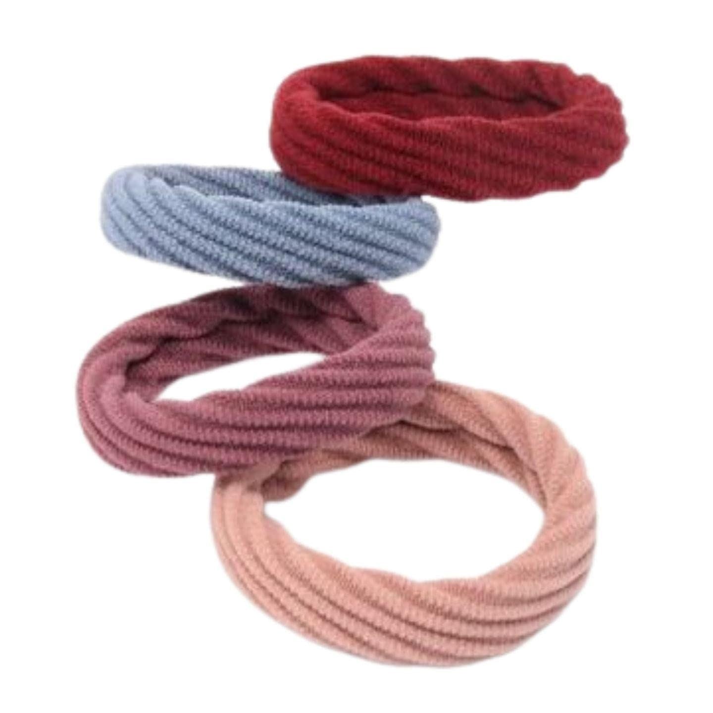 Thick Hair Bands for Women and Girls, Hair Bobbles Elastic Hair Bands Ponytail Holders Hair Ties Hair Elastics Hairbands Women Hair Ties No Damage