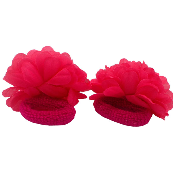 Flower Hair Bobbles / Hair ties for Women and Girls, Hair Accessories for Girls, Hair Bands for Women, Elastic Bands, Hair bobbles for Women