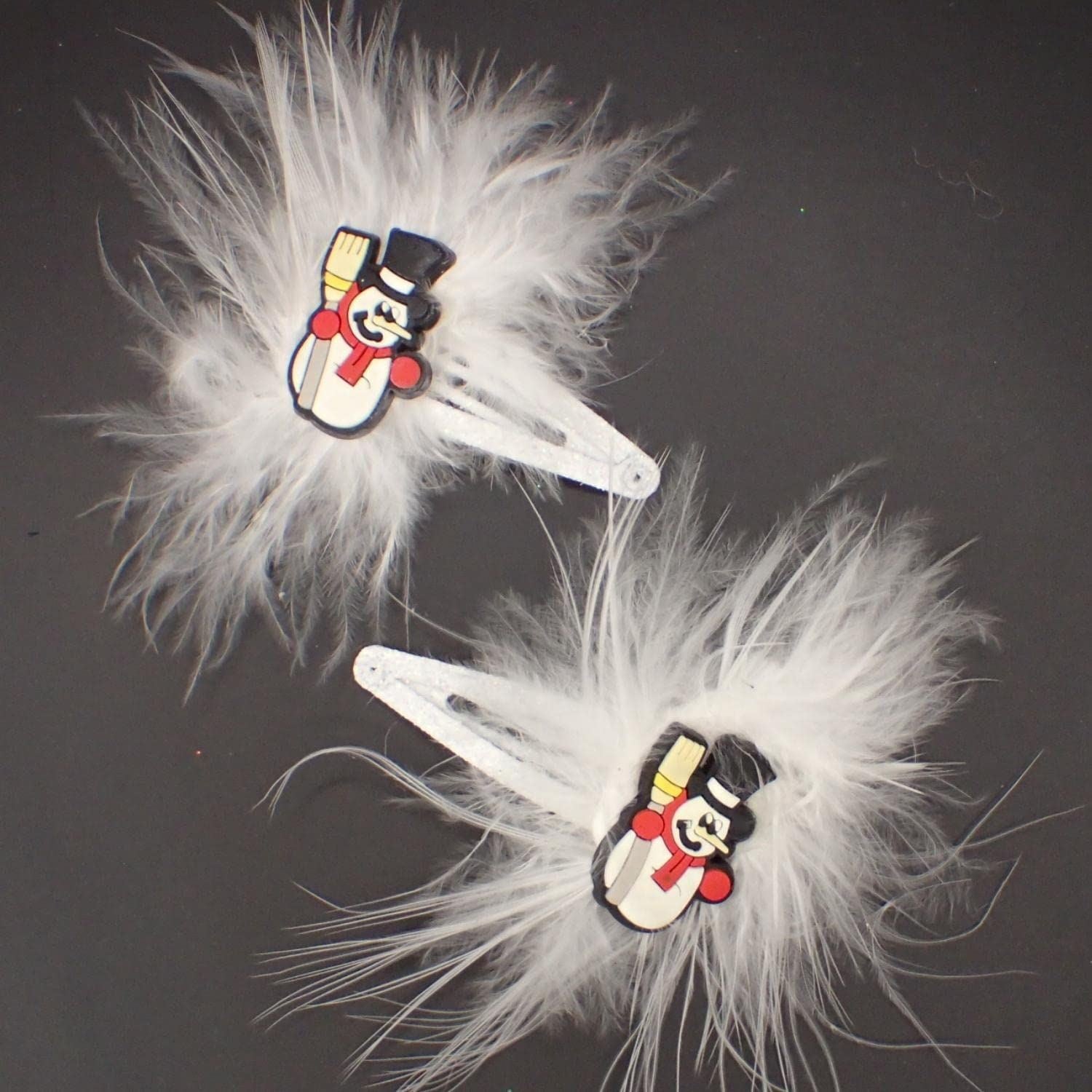 Christmas Hair Clips Women Hair Clips for Girls Hair Pins Snaps Sleepies Christmas Hair Accessories Christmas Tree Santa Hat Reindeer Snowman Stocking Santa Claus