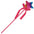 Fairy Wand for Dress Up Costume, Kids Princess Queen Wand Pretty, Sparkly Girls Dressing Up Wands, Fancy Dress Play Princess Wand Cute Kids Accessories