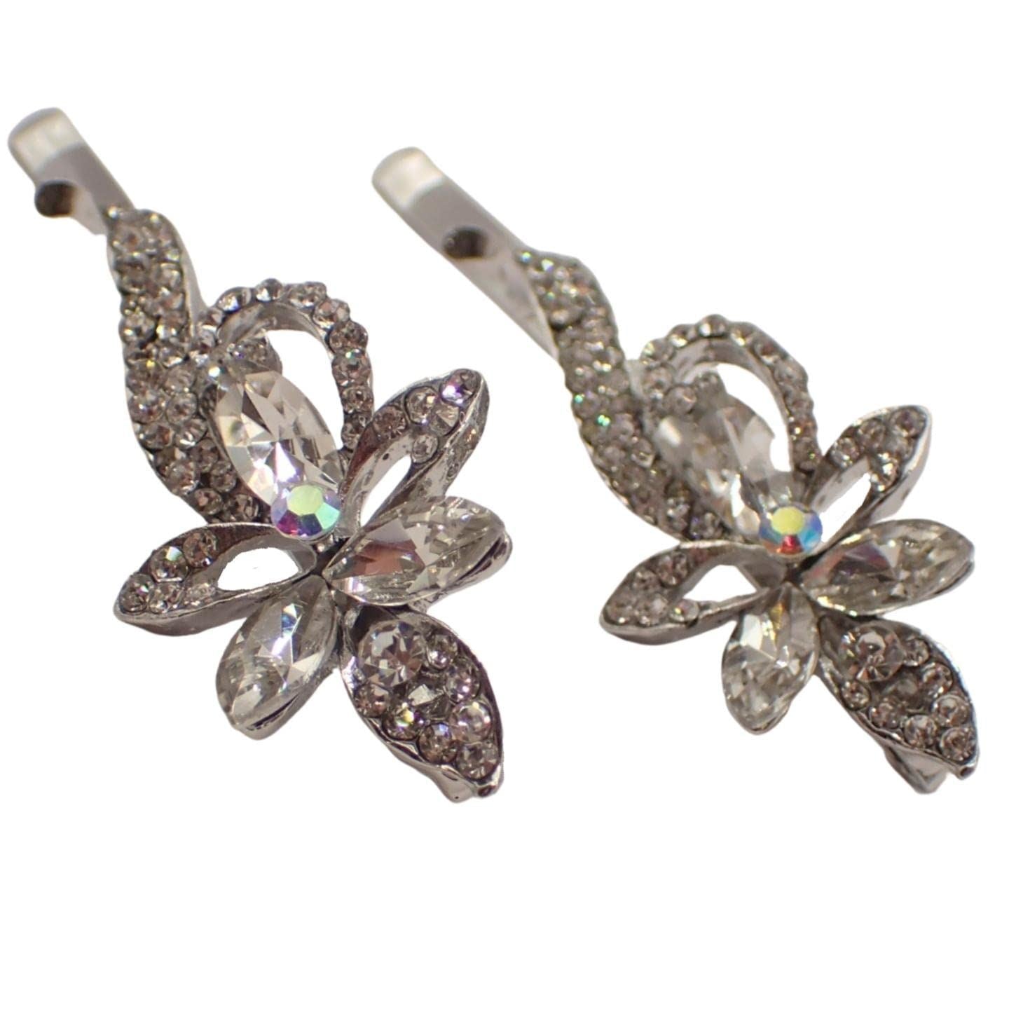 Beautiful Bejewelled Womens Hair Grips Perfect for Events, Prom, Bride or Flower Girl, Womens Hair Clip, Bobby Pins, Kirby Grip Accessory