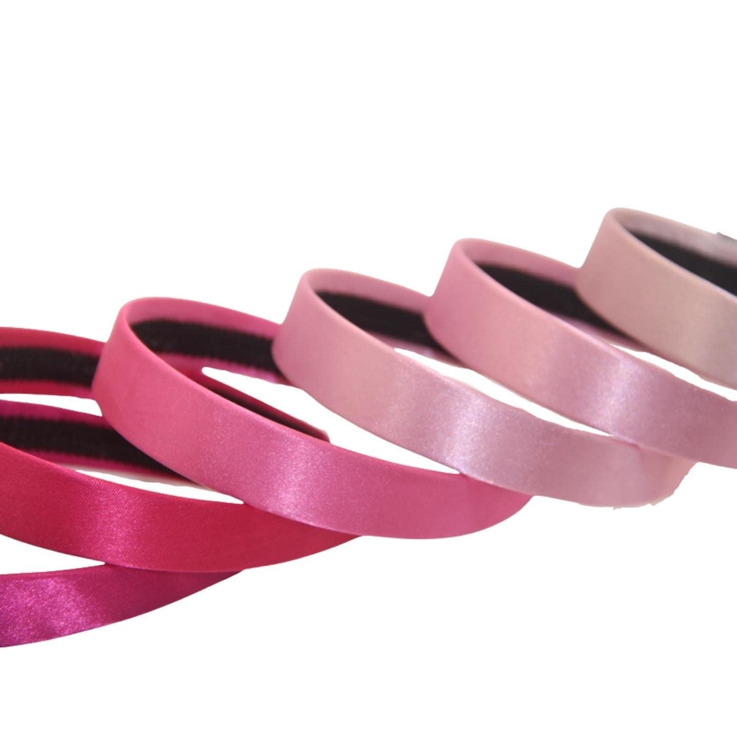 6pcs 2.5cm Wide Alice Headband Multipack, Various Designs & Styles For Girls, Ladies, Unisex Adults & Unisex Kids Hair