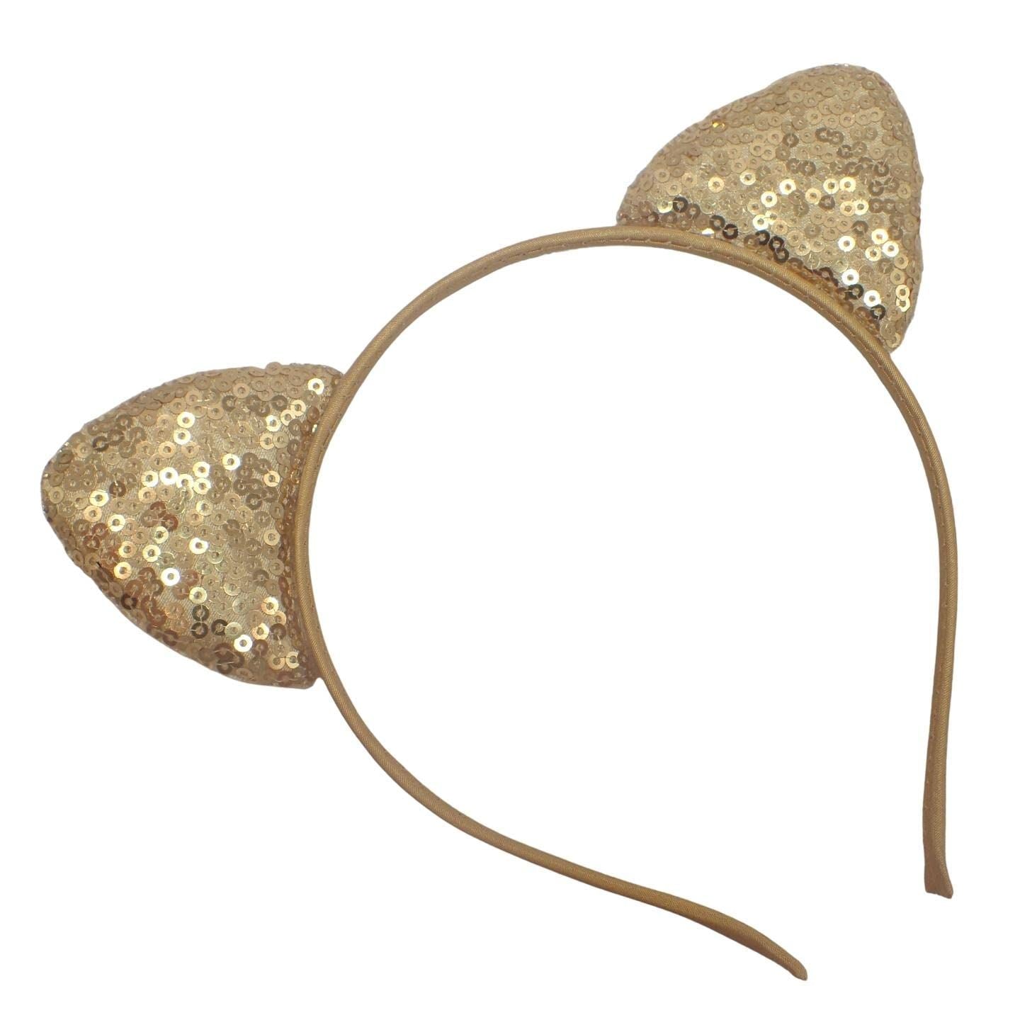 Cat Ears for Kids & Adults, Black Cat Headband, Kids Dress Up, Cosplay Accessories, Animal Fancy Dress Costume, Fluffy Cat Ears, World Book Day Costume