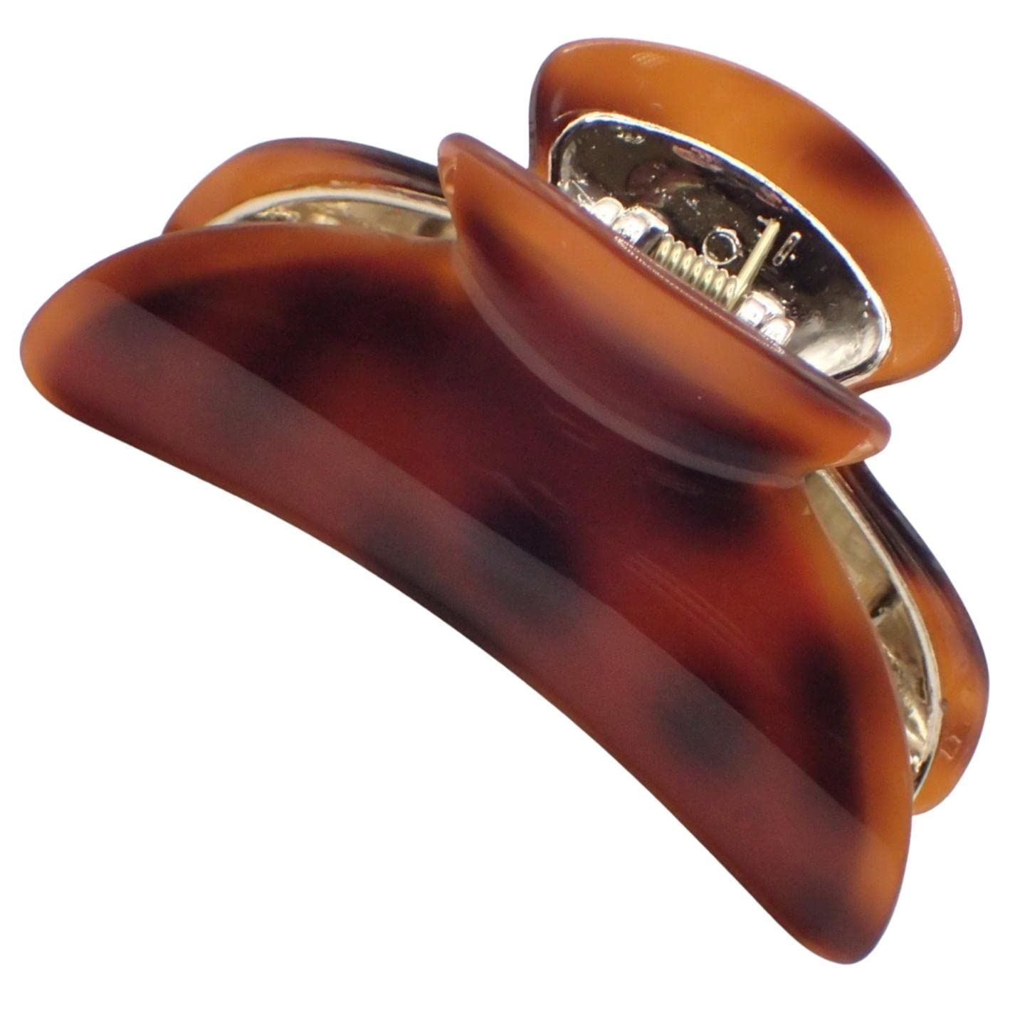 9cm Glossy Acrylic Detailed Hair Clamp, Hair Clips for Women, Clamp Claw Clips for Women & Girls, Pretty Acrylic Hair Accessories for Girls