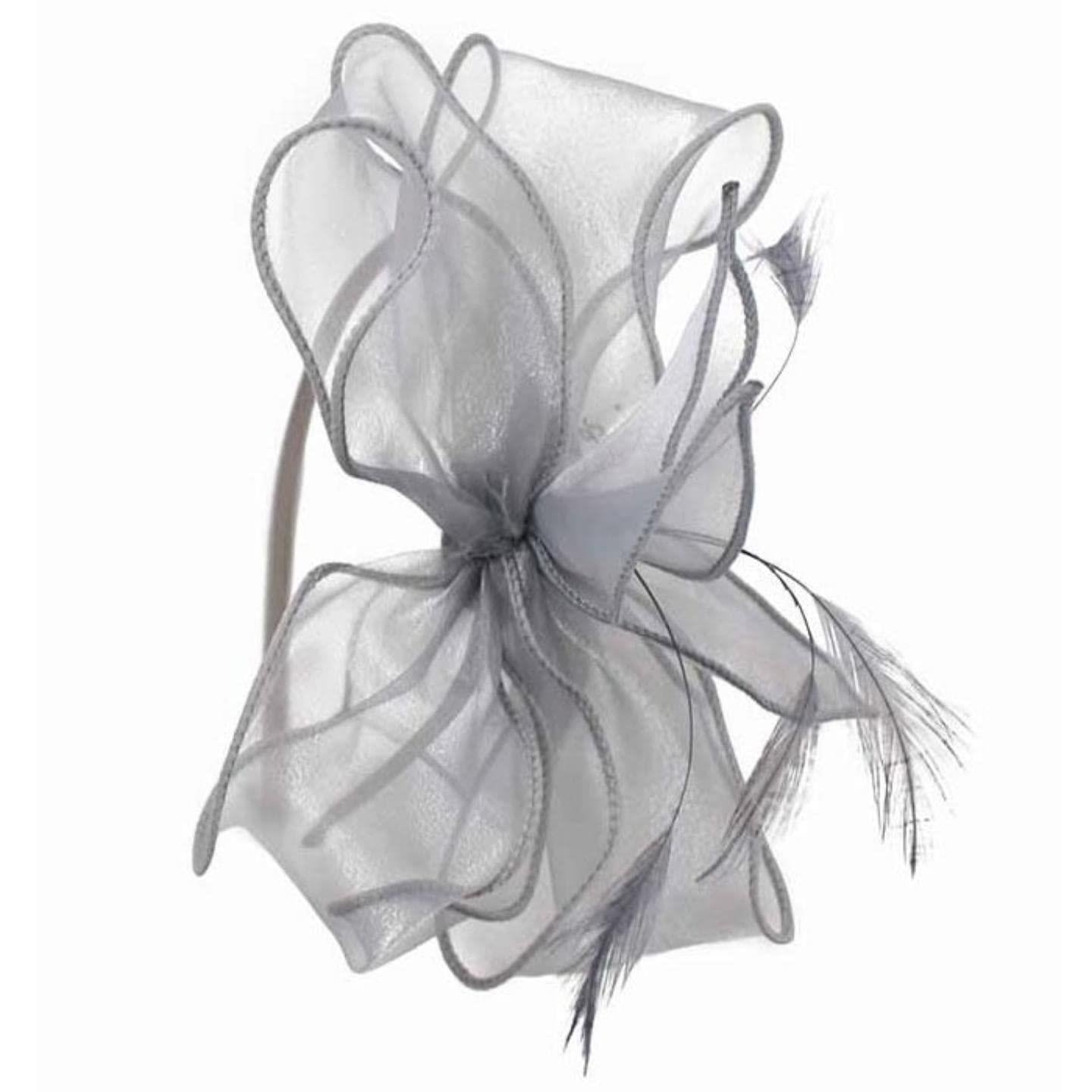 Fascinator Headband Hair Band Fascinators Feather Flower Headband Ladies Hair Piece Wedding Hats Ascot Hat On Aliceband For Women, Ladies, Girls