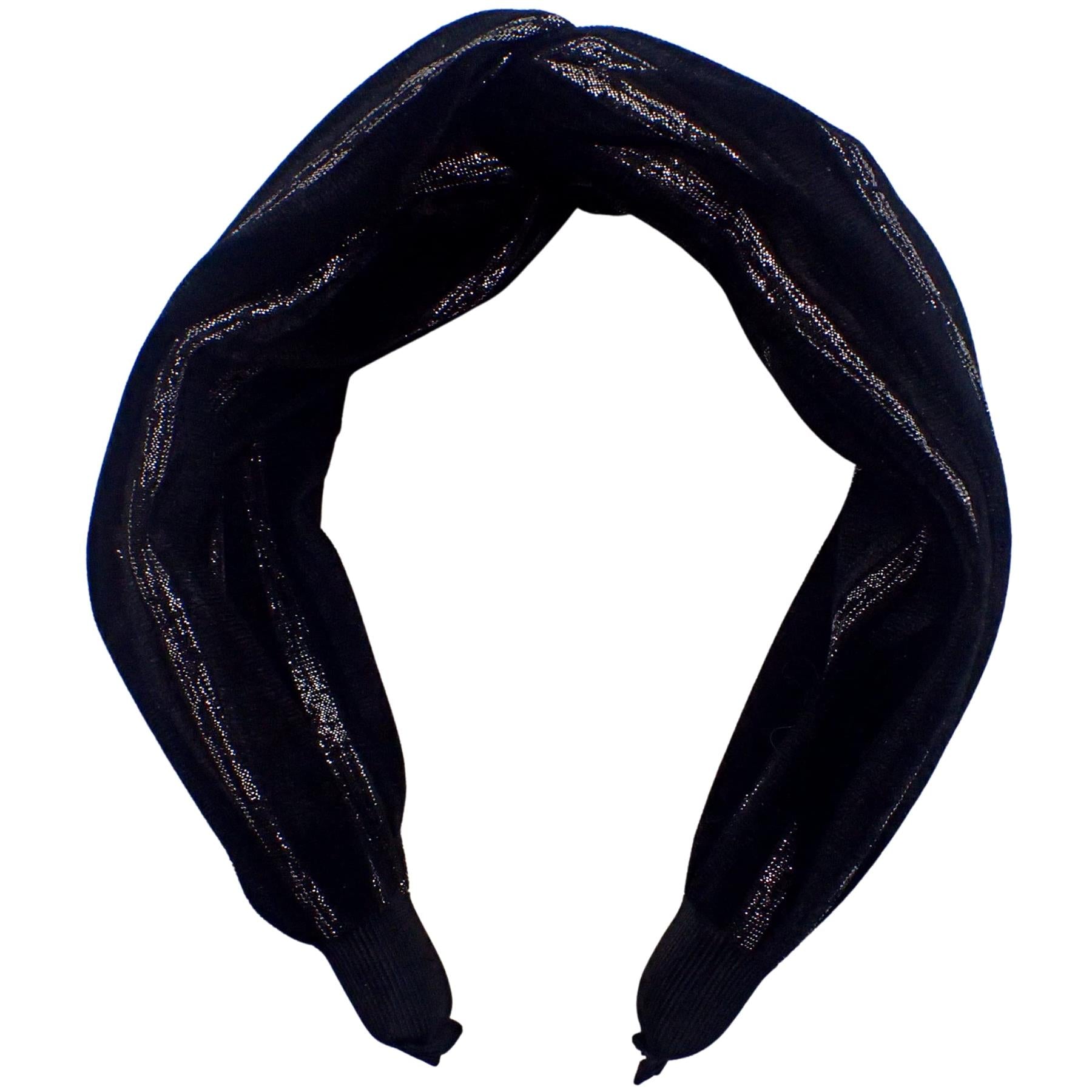 Velvet and Lurex Twist Alice Bands Adult Women, Hair Accessories for Women, Hair Bands for Women, Thick Headband, Womens Headbands, Head Bands Adult Women, Wide Headbands