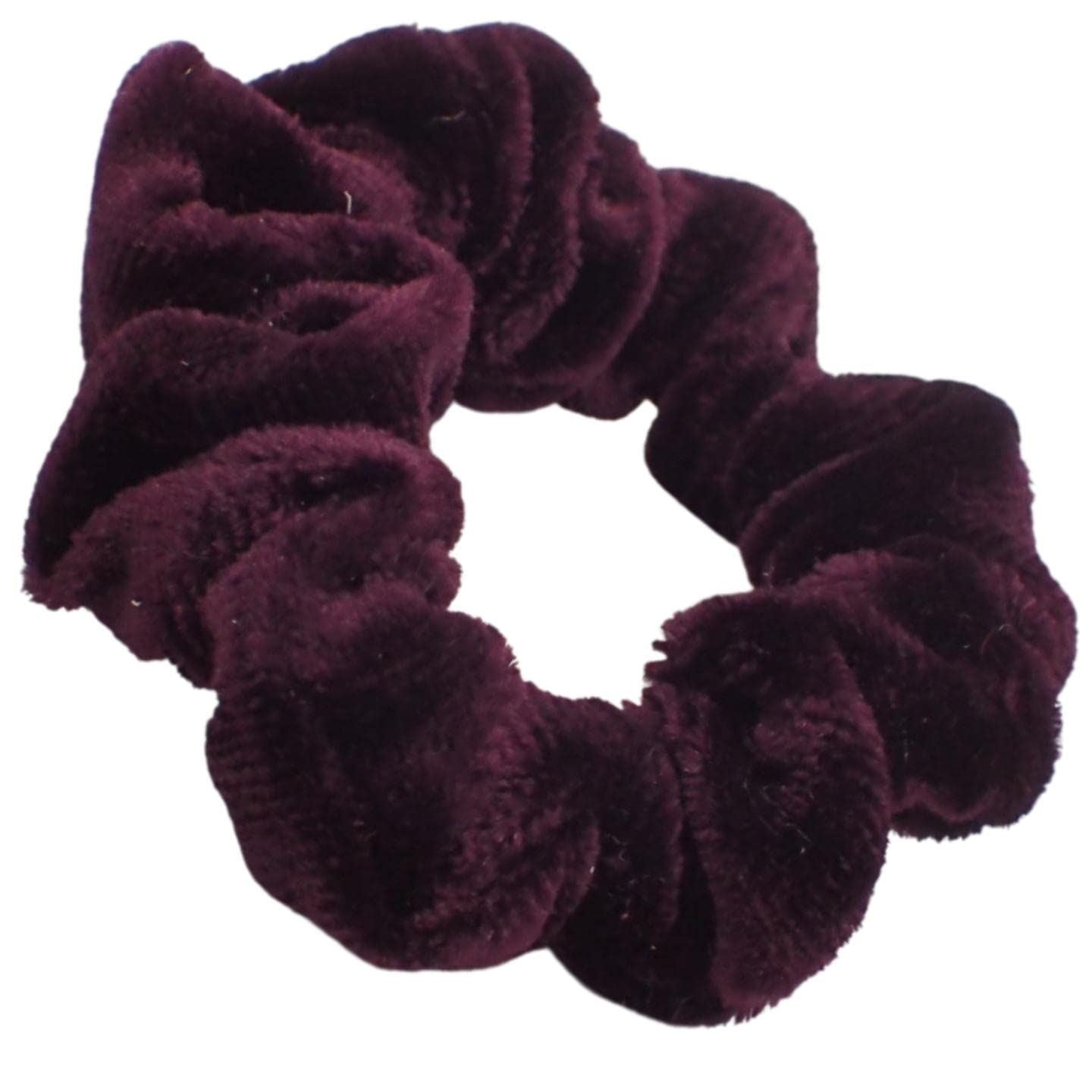 Small Skinny Velvet Hair Scrunchies Pack of 2 Scrunchies for Women & Girls, Cute Soft Scrunchy Hair Tie, Cute Hair Bobble, Velvet Hairband for Ladies & Kids Scrunchies