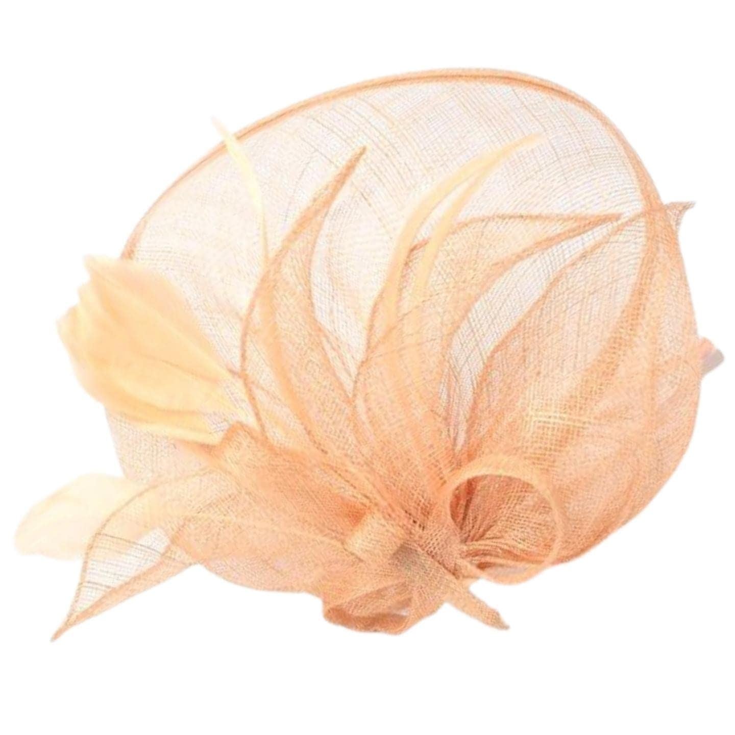 Hair Fascinator Hat Hatinator Sinamay Headband Fascinators Disc Saucer Fascinator Ascot Hats Wedding Hat On Aliceband for Girls, Women, Ladies