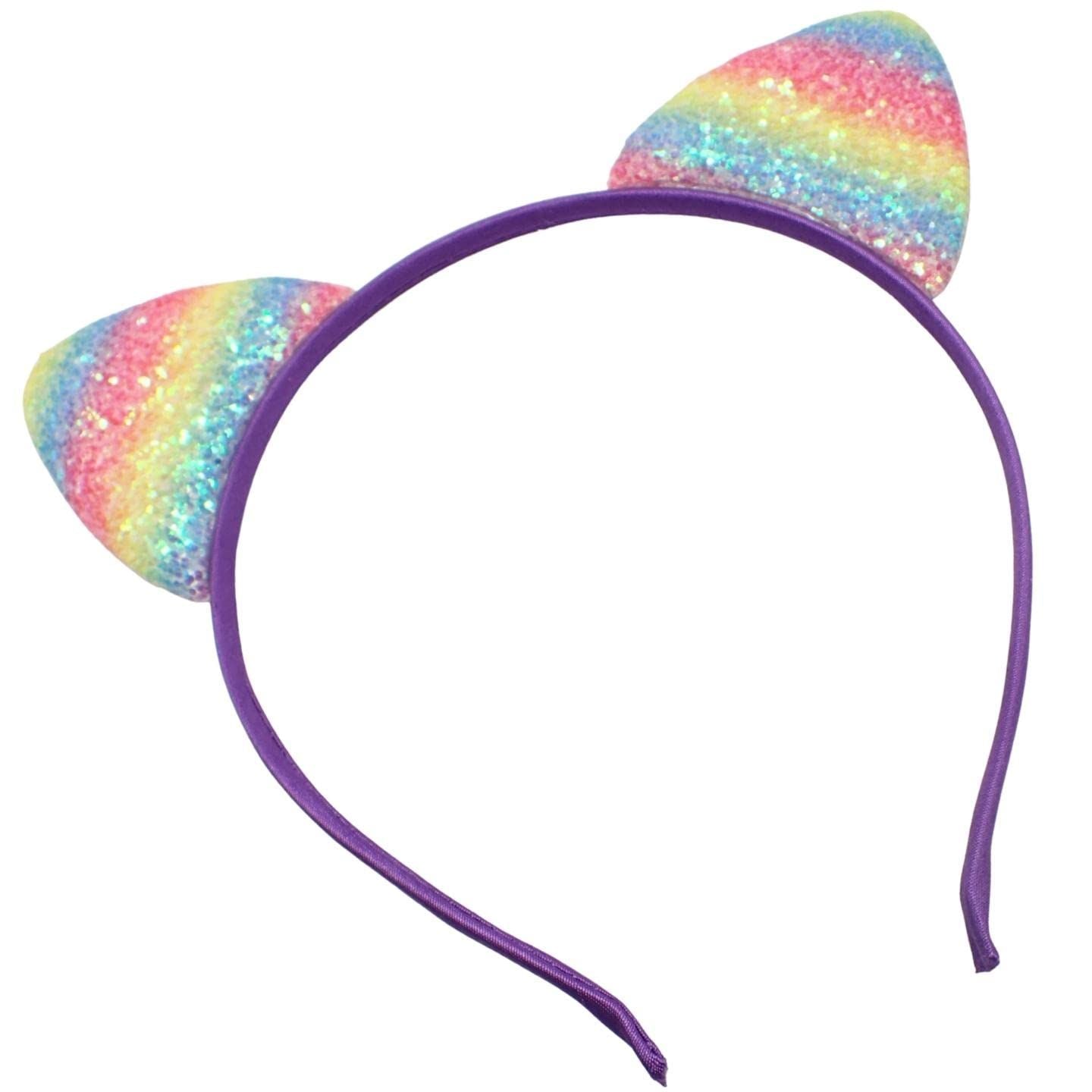 Cat Ears for Kids & Adults, Black Cat Headband, Kids Dress Up, Cosplay Accessories, Animal Fancy Dress Costume, Fluffy Cat Ears, World Book Day Costume