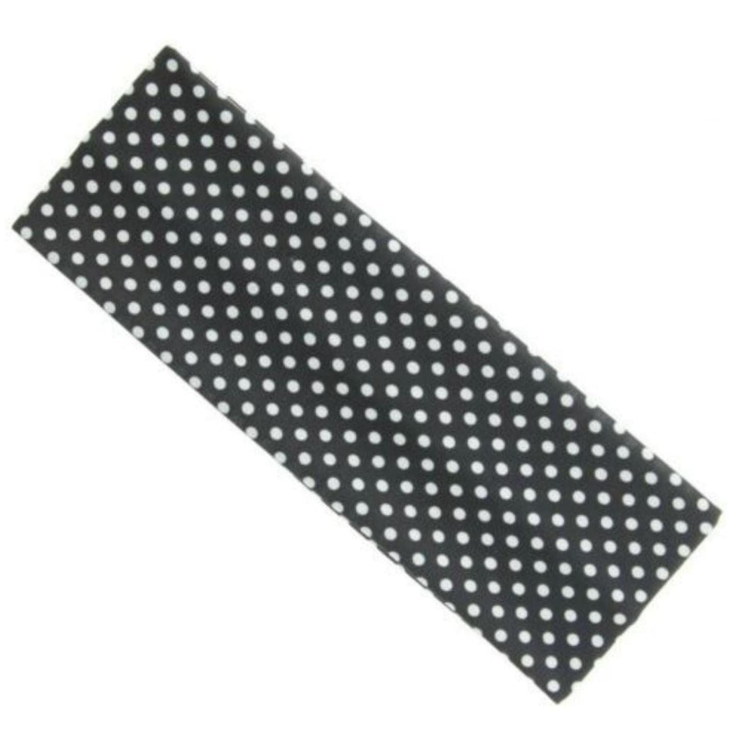 Black White Polka Dot Yoga Headband