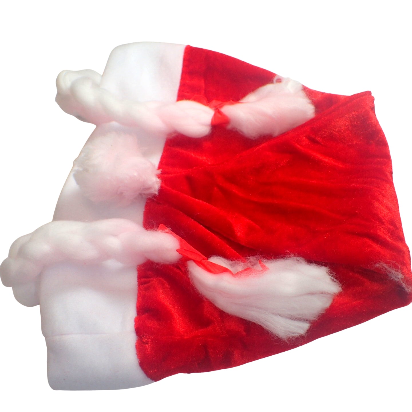 Luxury Red Santa Hat for Adults Valentines