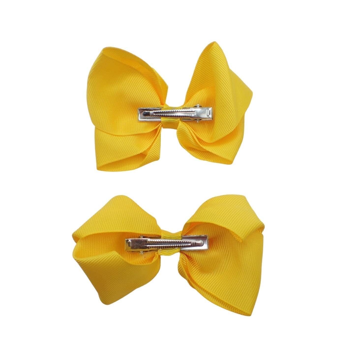 2pc Ribbon Hair Bows Hair Clip Hair Bows for Girls Hair Clips Women Girls Hair Clips Girls Hair Accessories Baby Hair Clips Crocodile Clips Hair Bows