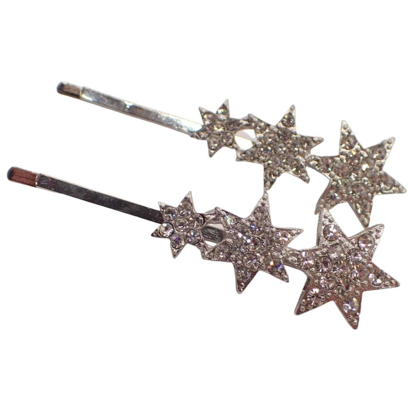 Beautiful Bejewelled Womens Hair Grips Perfect for Events, Prom, Bride or Flower Girl, Womens Hair Clip, Bobby Pins, Kirby Grip Accessory