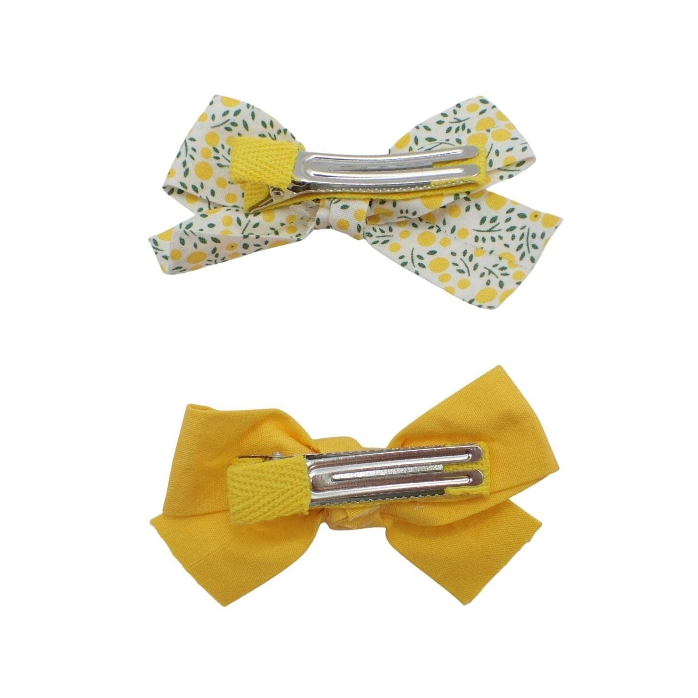 2pc Hair Bows Set Stylish Fashion Cute Bow Hair Clips Alligator Beak Bow Hair Slides Party Festival Hair Accessories Girls Children's Women's Wedding