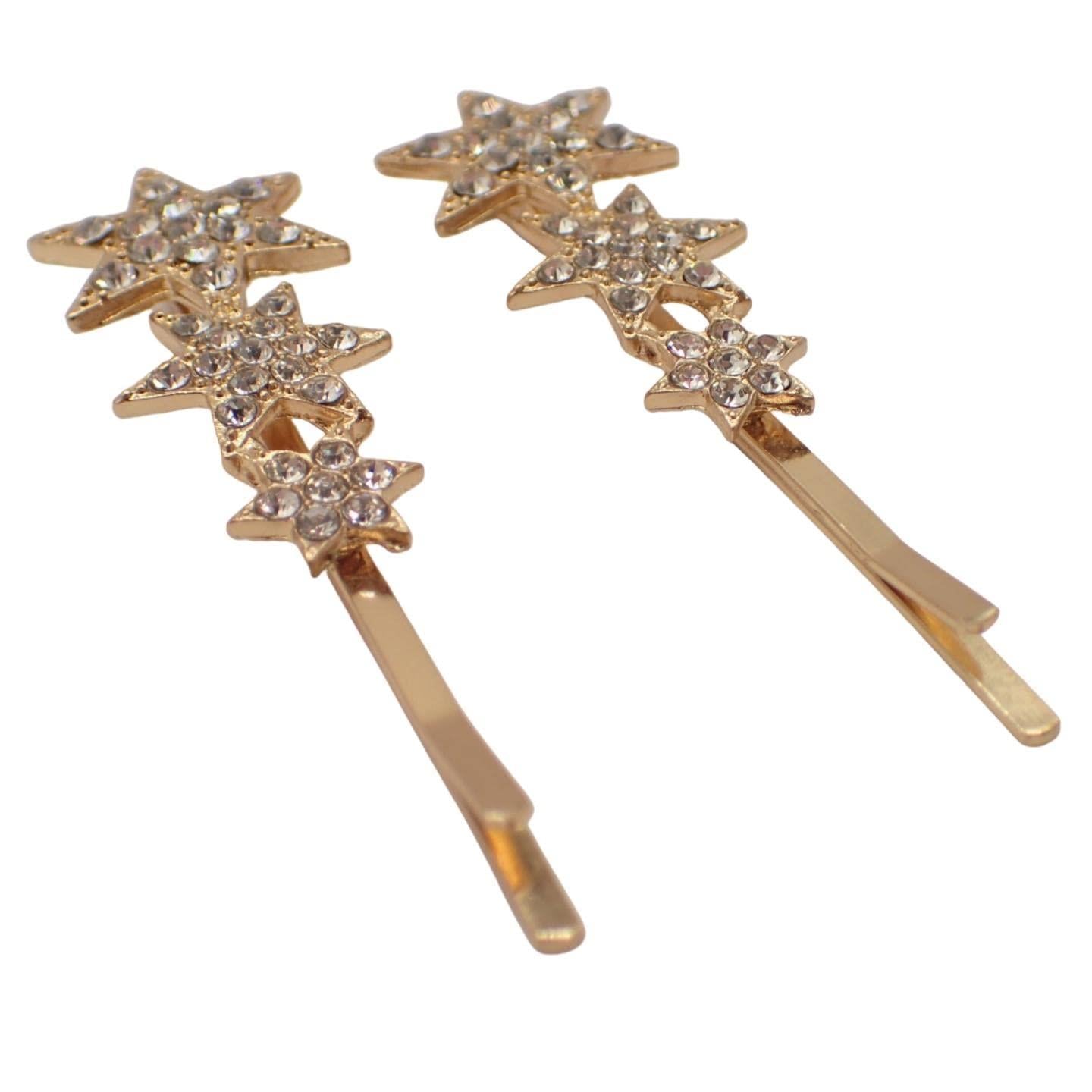 Beautiful Bejewelled Womens Hair Grips Perfect for Events, Prom, Bride or Flower Girl, Womens Hair Clip, Bobby Pins, Kirby Grip Accessory