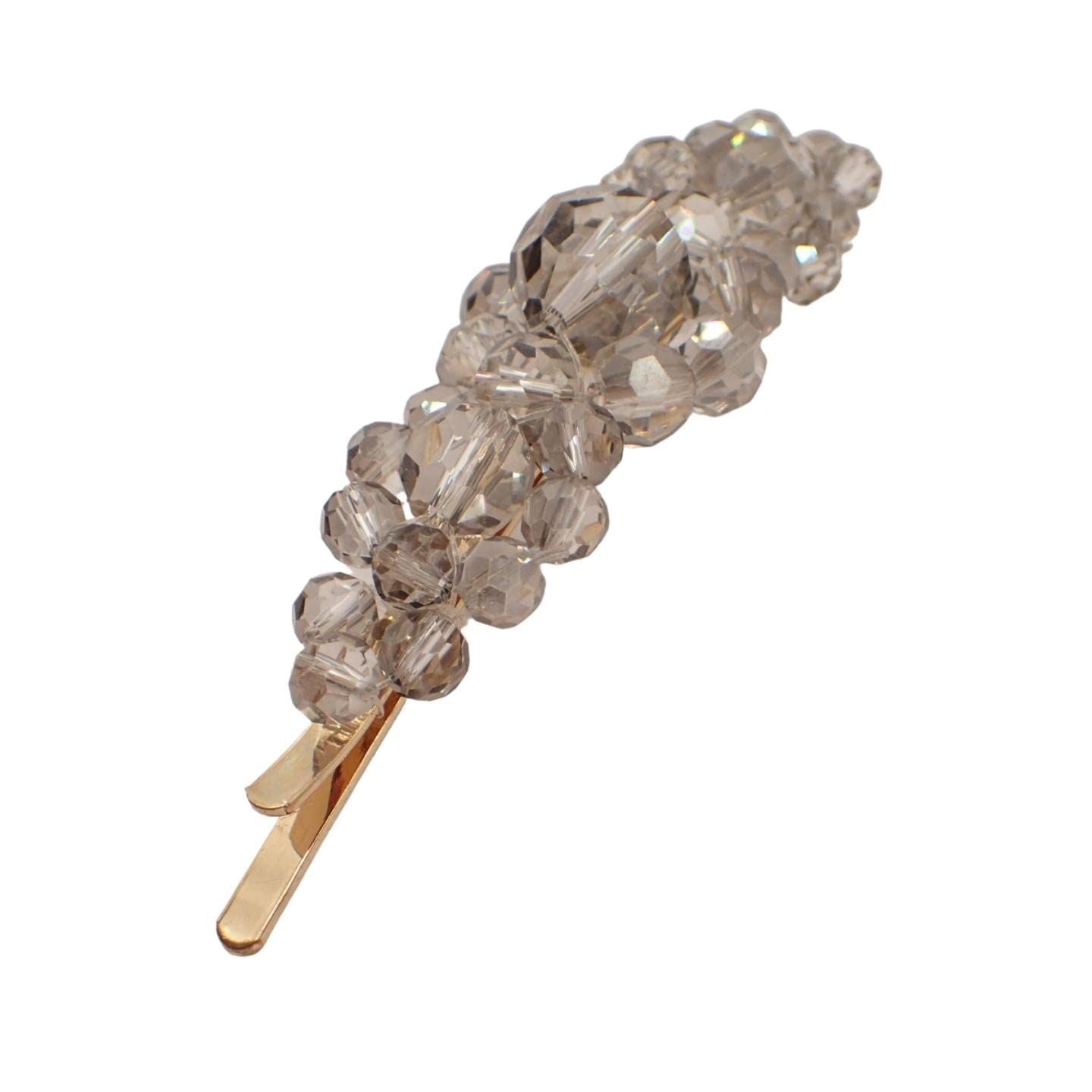 Beautiful Beaded Hair Grips, Coloured Grips For Prom, Bride or Flower Girl, Womens Hair Clip, Bobby Pins, Kirby Grip Accessory