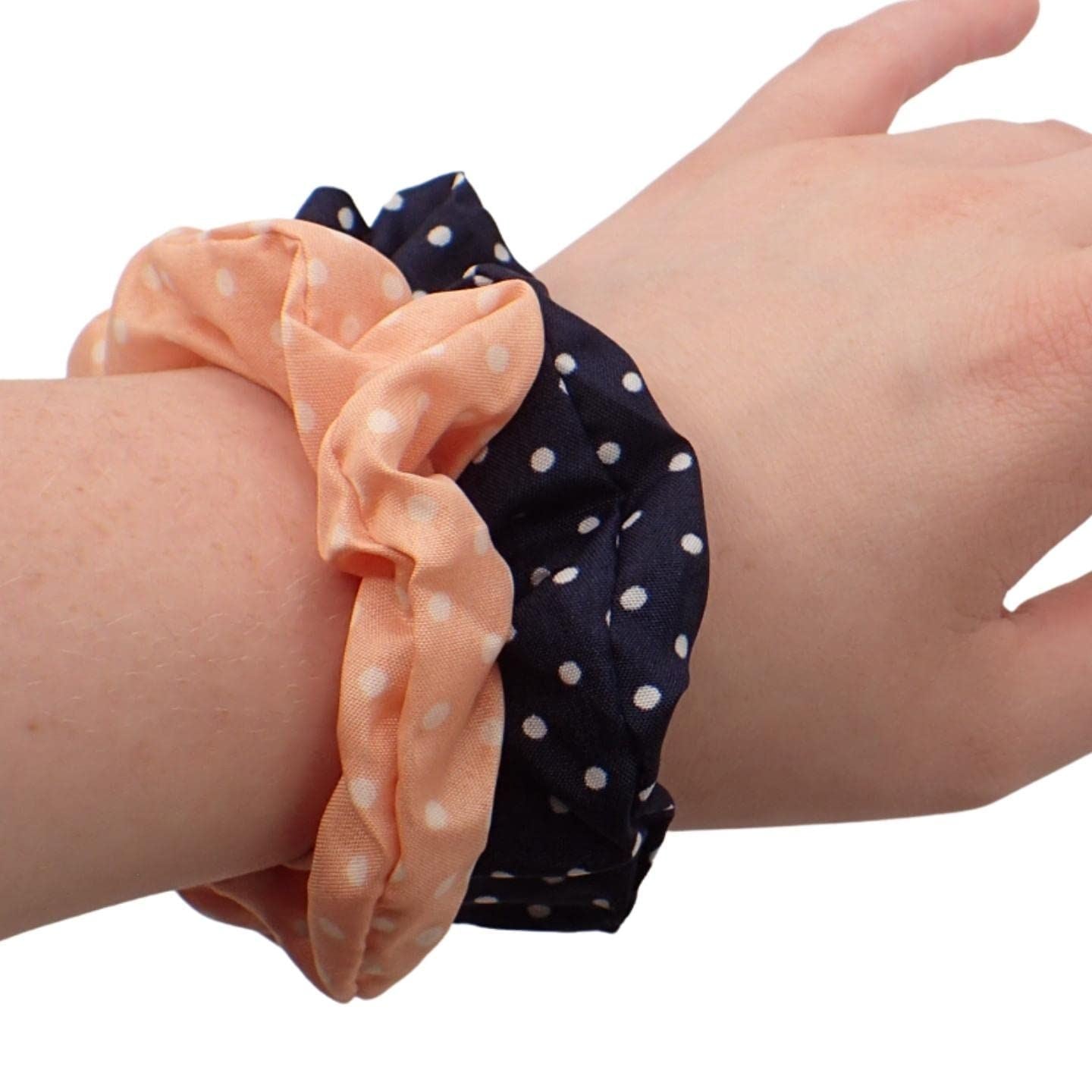 2pcs Small Satin Scrunchies for Girls & Women, Cute Coloured Hair Bobbles, Silk Scrunchies for Hair, Hair Scrunchies, Pretty Satin Scrunchie, Hair, Hair Bobble for School