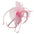 Flower Fascinator Fascinators Looped Net & Feather Fascinator Headband Weddings Royal Ascot Attached To Aliceband For Women, Ladies, Girls