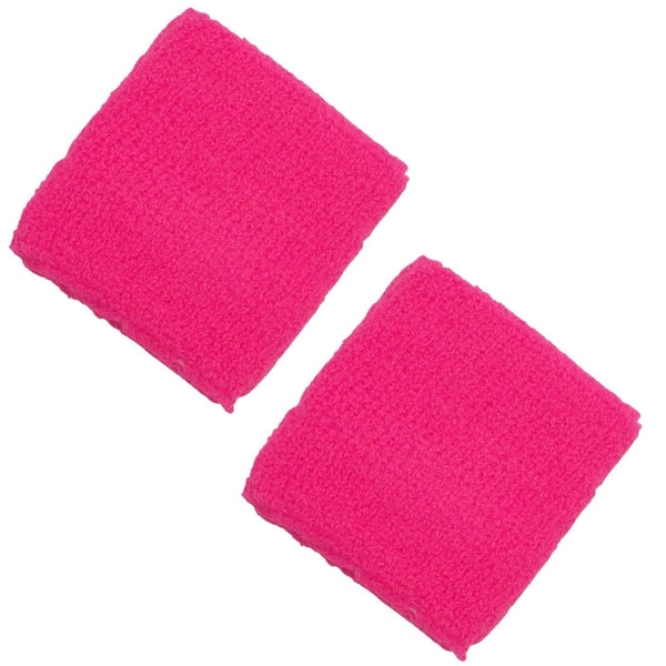 2pcs Unisex Wrist Sweatbands for Exercise Wristbands, Sweat Bands for Kids & Adults, Tennis & Sports Band for Girls & Men Sweatbands, Colourful Fitness Armbands