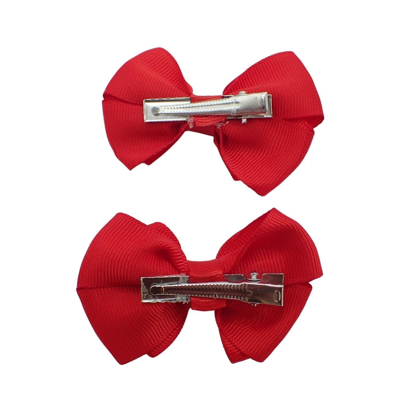 2pc Ribbon Hair Bows Hair Clip Hair Bows for Girls Hair Clips Women Girls Hair Clips Girls Hair Accessories Baby Hair Clips Crocodile Clips Hair Bows