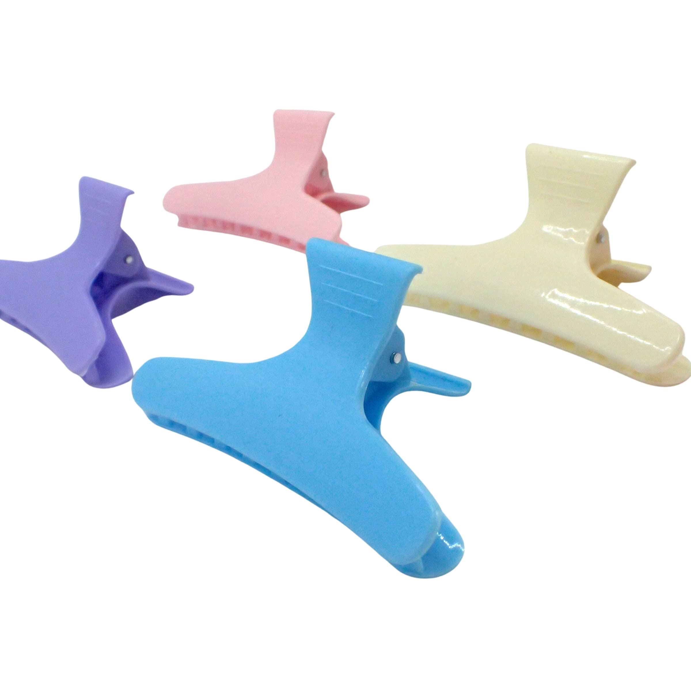 4pc Butterfly Hair Clips for Women and Girls, Claw Clips, Hairdressing Clips, Hair Clips for Styling, Sectioning Hair Clips, Hair Claw Clip, Hair Accessories