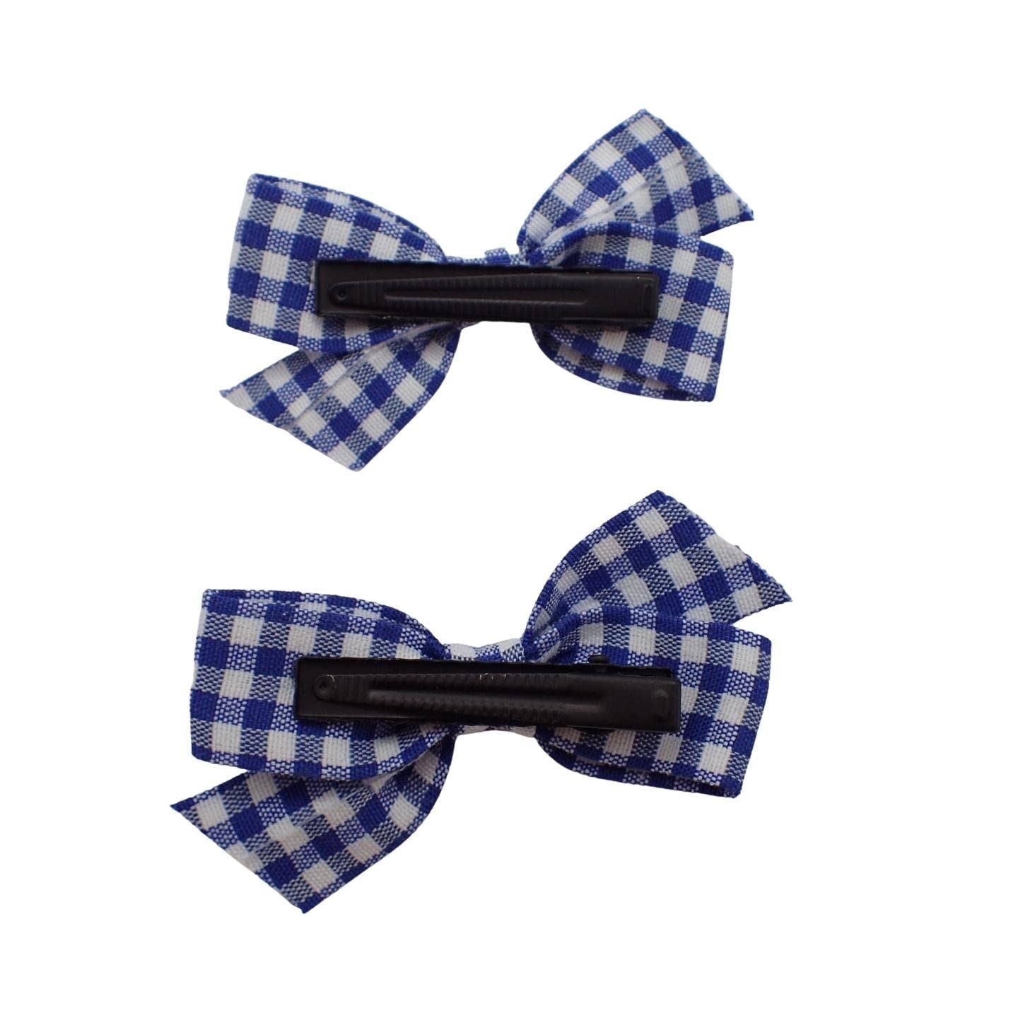 2pc Back to School Hair Bows Set Stylish Girls Clip-In Hair Bow Accessories Hair Clips Colourful School Hair Slide Girls, Kids, Children