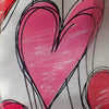 Heart Chiffon Scarfs for Women and Men, Ladies Scarf, Scarves for Women UK, Womens Scarf, Clothes for Women, Neck Warmer, Valentines Day