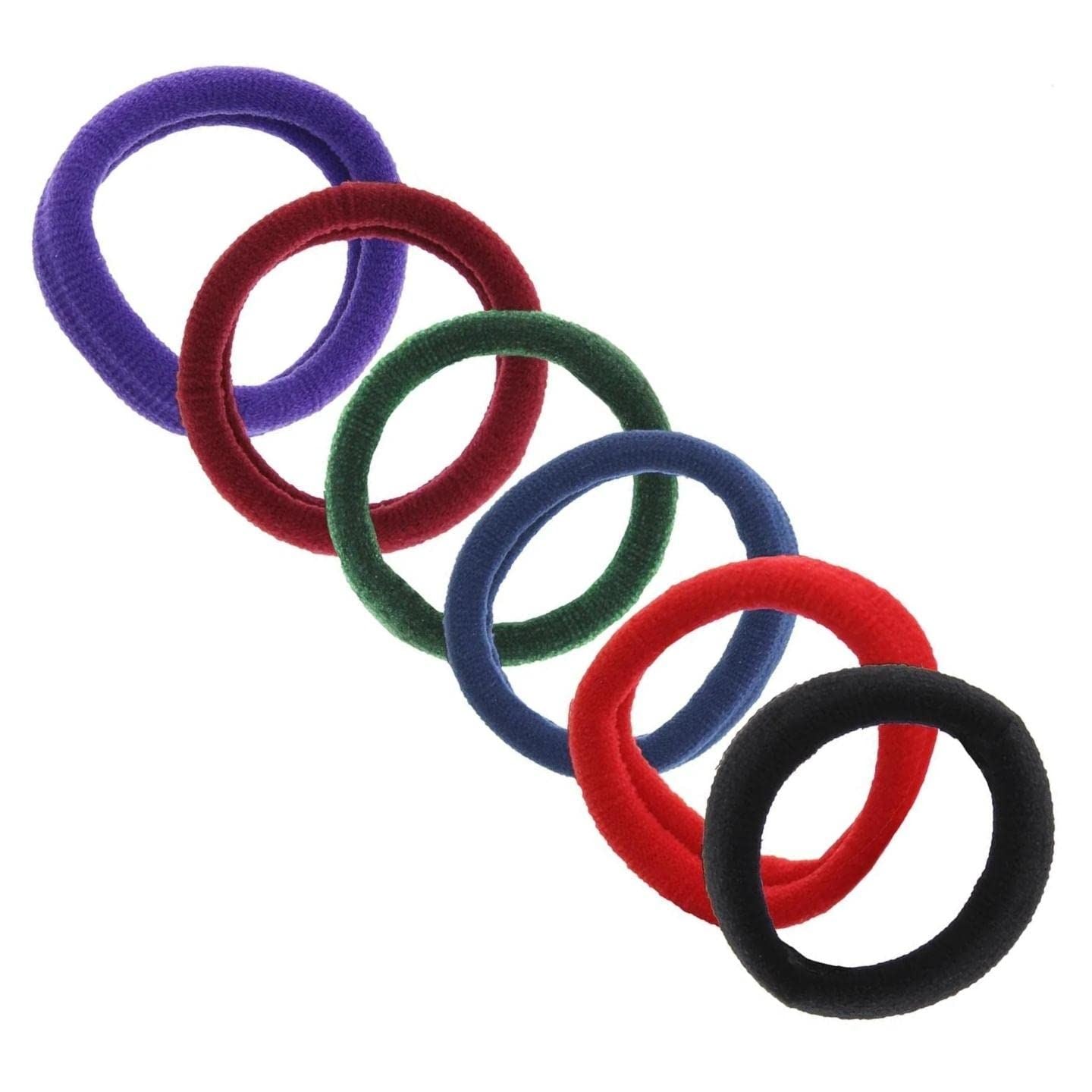 Thick Hair Bands for Women and Girls, Hair Bobbles Elastic Hair Bands Ponytail Holders Hair Ties Hair Elastics Hairbands Women Hair Ties No Damage