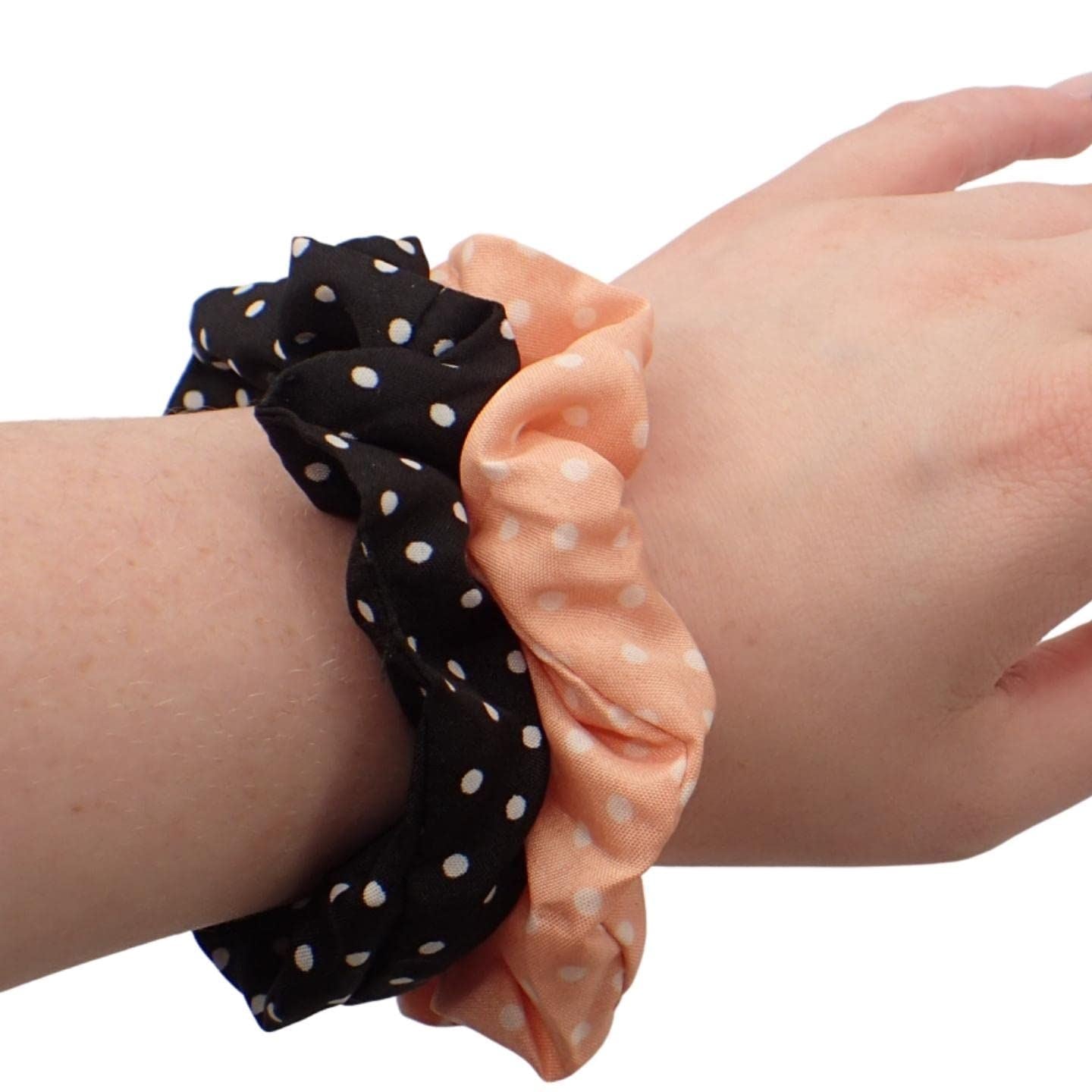 2pcs Small Satin Scrunchies for Girls & Women, Cute Coloured Hair Bobbles, Silk Scrunchies for Hair, Hair Scrunchies, Pretty Satin Scrunchie, Hair, Hair Bobble for School