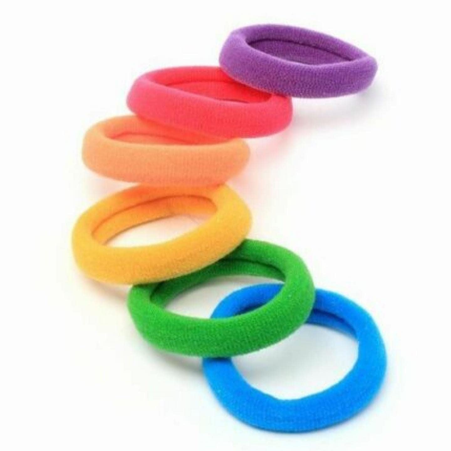 Thick Hair Bands for Women and Girls, Hair Bobbles Elastic Hair Bands Ponytail Holders Hair Ties Hair Elastics Hairbands Women Hair Ties No Damage
