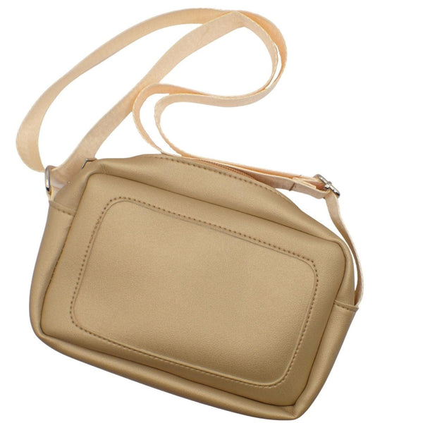 Small Retro Metallic Leather-Look Crossbody Bags for Women, Men & Children, Perfect for Festivals & Parties, Silver & Gold Ladies Evening Purse Box Ladies Bag