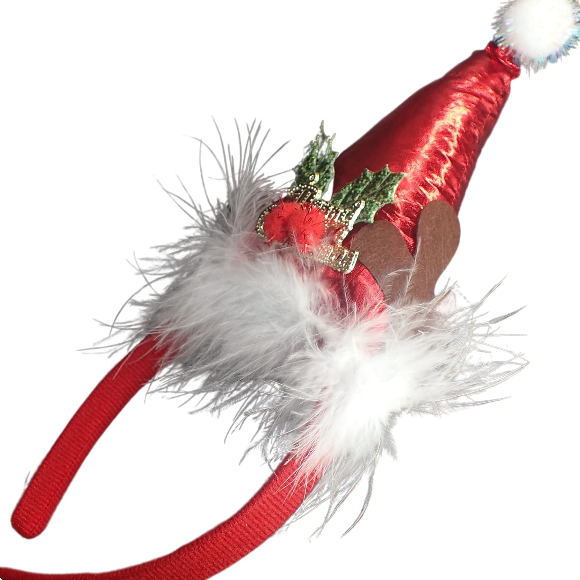 Christmas Headbands for Adults & Kids, Christmas Hats on Alice Headbands, Santa Hat Pointy, Screw, Christmas Tree, Elf, Christmas Hair Accessories Xmas Dress Hair Band