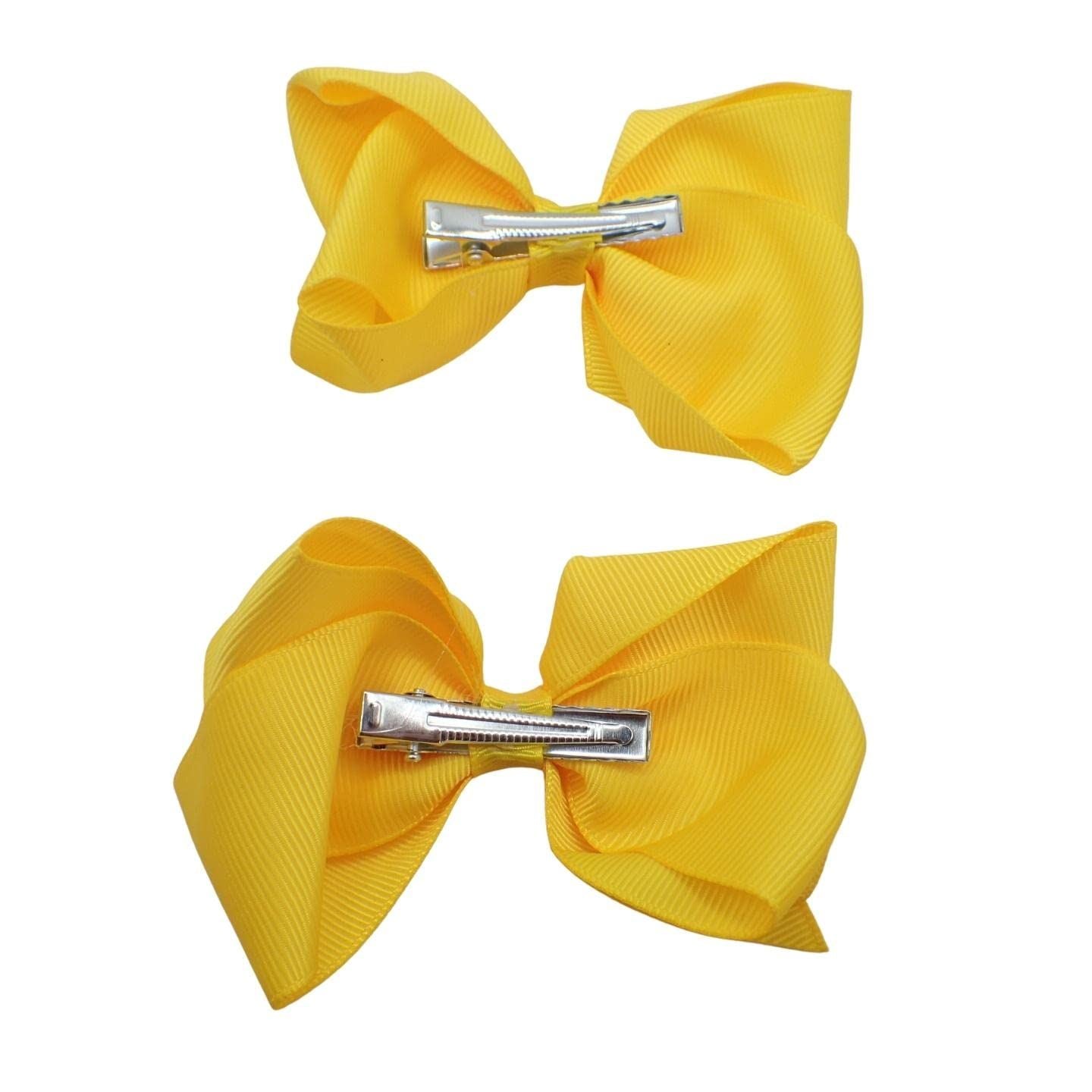 2pc Ribbon Hair Bows Hair Clip Hair Bows for Girls Hair Clips Women Girls Hair Clips Girls Hair Accessories Baby Hair Clips Crocodile Clips Hair Bows