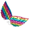 Rainbow Fairy Angel Set, Tutu Wings Set for Halloween for Girls, Ladies Rainbow Fairy Costume, Fancy Magic Kids Wings & Tutu Skirt, Skirts & Wings
