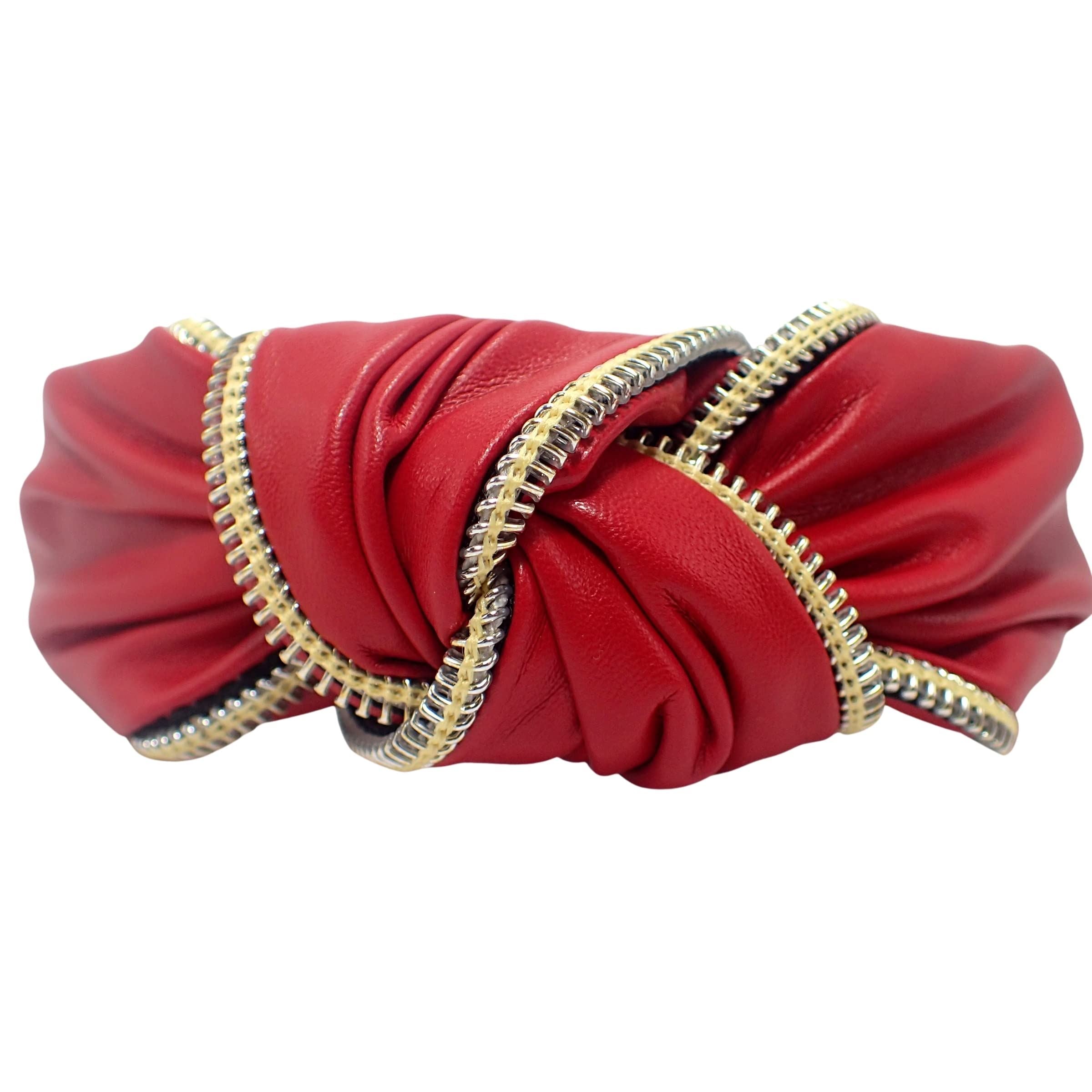 Leather Zip Knot Alice Bands Adult Women, Hair Accessories for Women, Hair Bands for Women, Thick Headband, Womens Headbands, Head Bands Adult Women, Wide Headbands