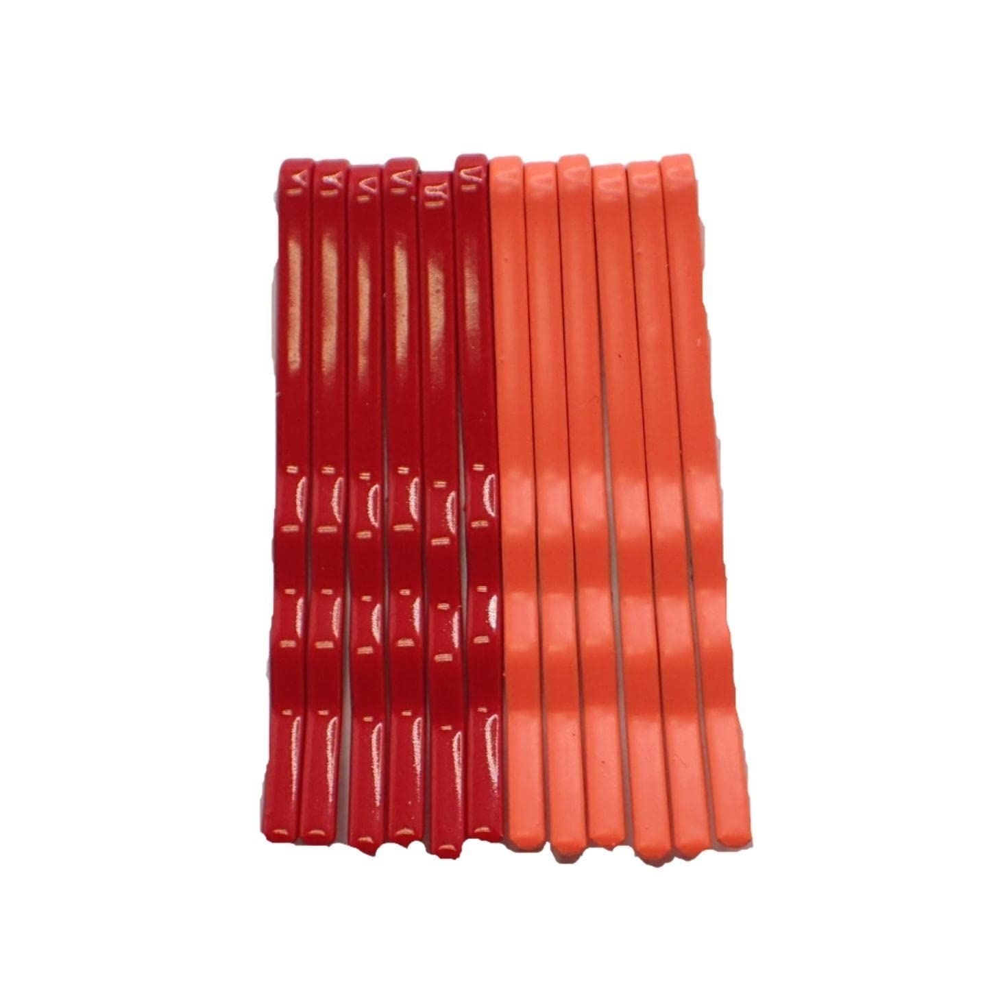 24pc 4.5cm Bright Coloured Kirby Grip, Hair Clip, Bobby Pins, Simple Clips For Everyday Use