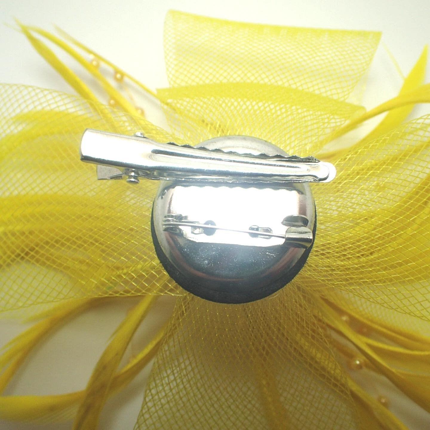 Flower Fascinator Hair Clips Hair Fascinators Wedding Hat Hair Clip Royal Ascot Hat On Clip Or Aliceband Headband For Girls, Women, Ladies