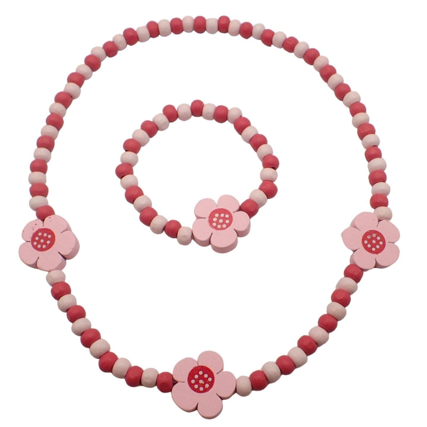 Children's Wooden Necklace & Bracelet Sets