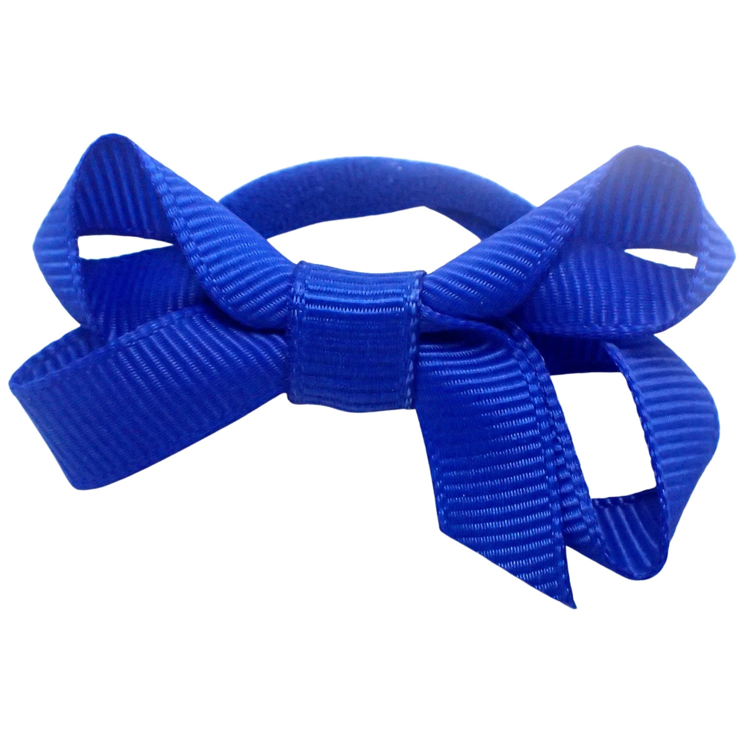 Hair Bobbles w/ Grosgrain Hair Bows for Girls and Women, Hair Ties, Hair Elastics, Hair Bands, Hair Accessories for Girls, Ponyo Hair Tie, Ponytail Holders