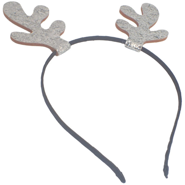 Christmas Headbands for Adults & Kids, Reindeer Christmas Hat - Deer Horns Antlers Santa Hat & Rudolph Red Nose Reindeer, Christmas Head Accessories, Christmas Hats Adult