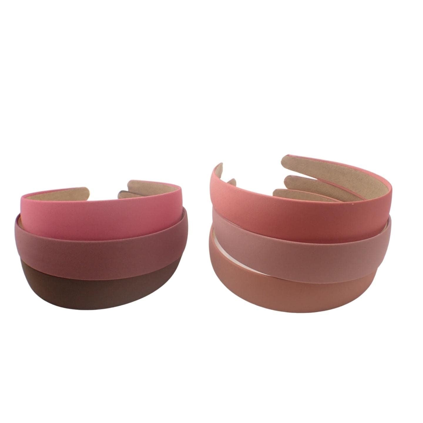 6pcs 2.5cm Wide Alice Headband Multipack, Various Designs & Styles For Girls, Ladies, Unisex Adults & Unisex Kids Hair