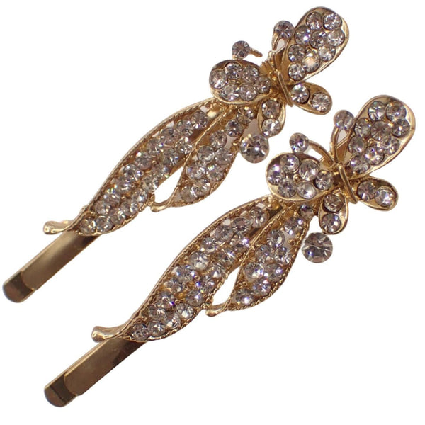 Beautiful Bejewelled Womens Hair Grips Perfect for Events, Prom, Bride or Flower Girl, Womens Hair Clip, Bobby Pins, Kirby Grip Accessory