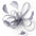 Fascinator Hair Slide Hair Comb Fascinators Wedding Hair Slides Wedding Fascinators Royal Ascot Fascinator On Clear Comb For Women, Ladies, Girls