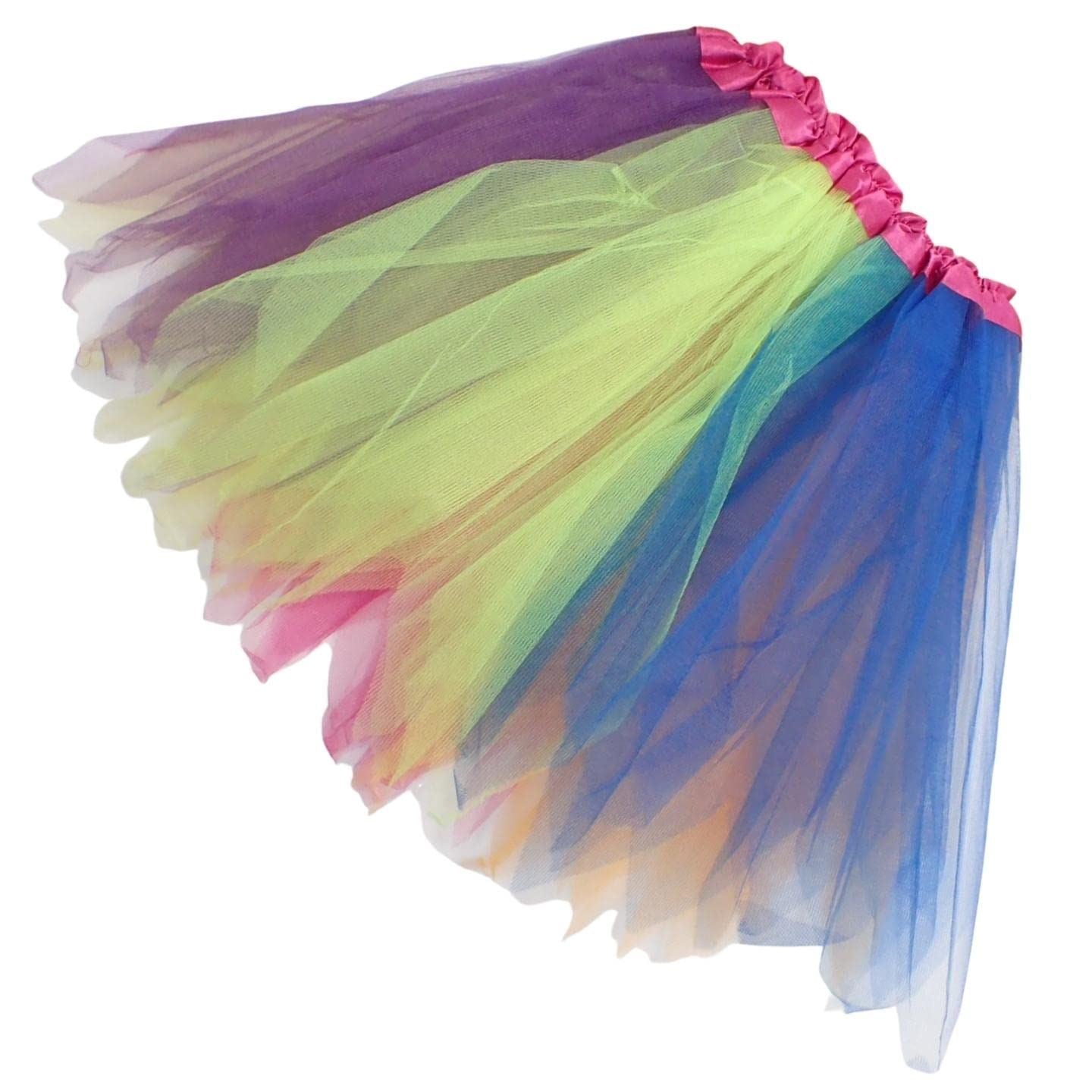 Rainbow Fairy Angel Set Tutu Wings Set for Halloween for Girls Ladie