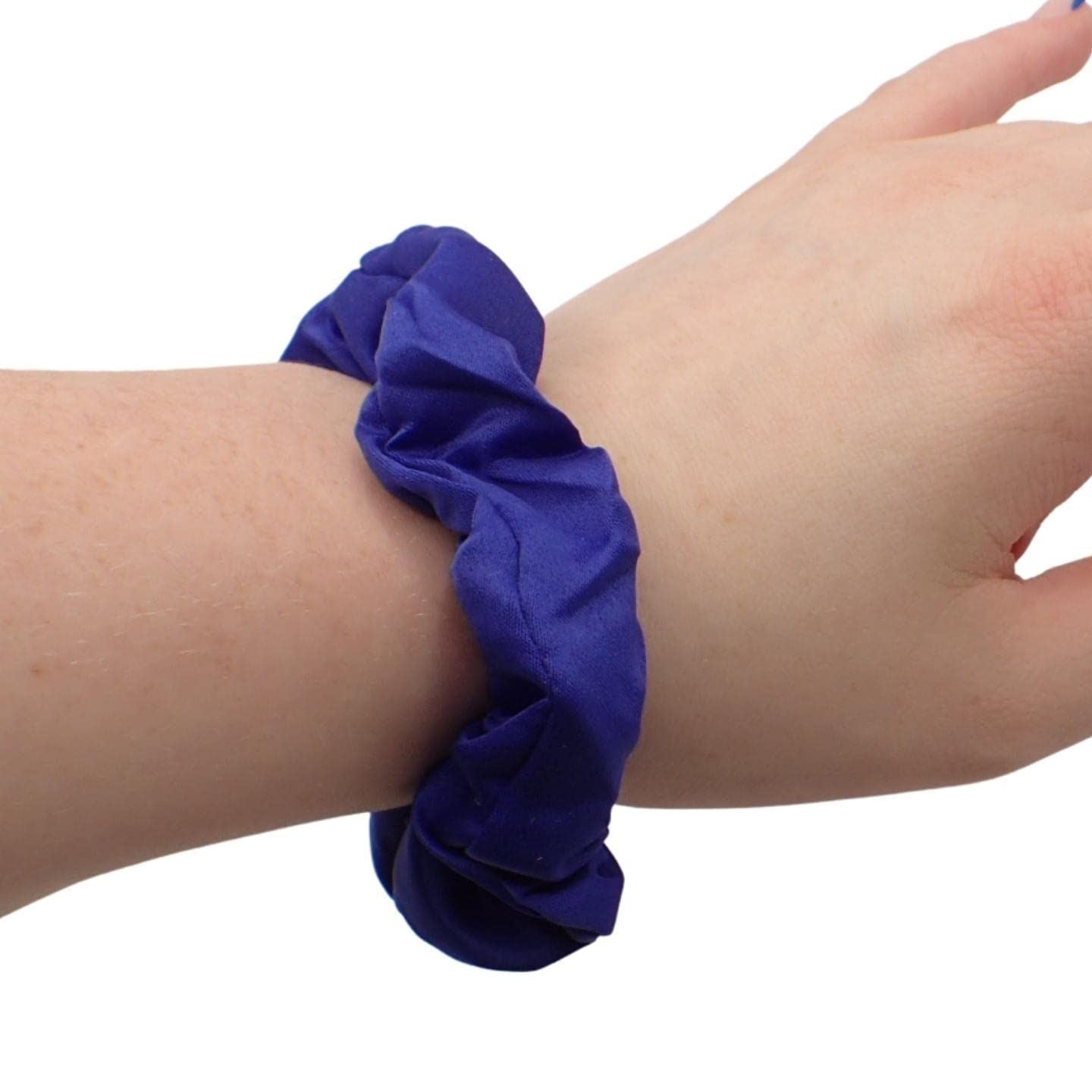 2pcs Small Satin Scrunchies for Girls & Women, Cute Coloured Hair Bobbles, Silk Scrunchies for Hair, Hair Scrunchies, Pretty Satin Scrunchie, Hair, Hair Bobble for School