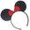 Mouse Ears Head band, Black mouse ears, Rat costume, Mice Ears with Spotty Bow, Adult Mouse Ears, Mouse Ears on Alice band for Adults and Kids, Mouse costume kids