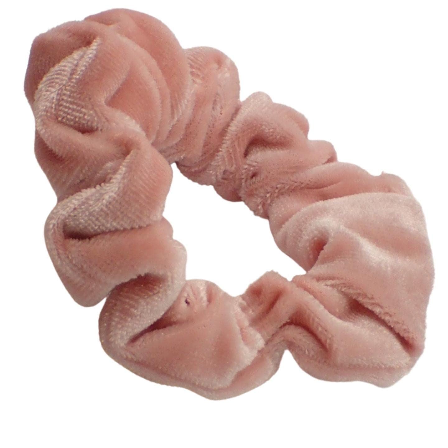 Small Skinny Velvet Hair Scrunchies Pack of 2 Scrunchies for Women & Girls, Cute Soft Scrunchy Hair Tie, Cute Hair Bobble, Velvet Hairband for Ladies & Kids Scrunchies