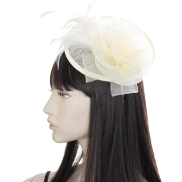 Fascinators Fascinator Hat Hats Headband Hatinator Ascot Fascinator Bridal Hats Wedding Fascinators for Women, Ladies, Girls On Aliceband